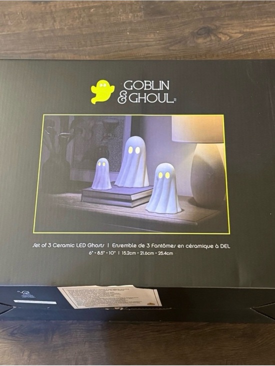 Other - White Halloween LED Ghosts - Set of 3